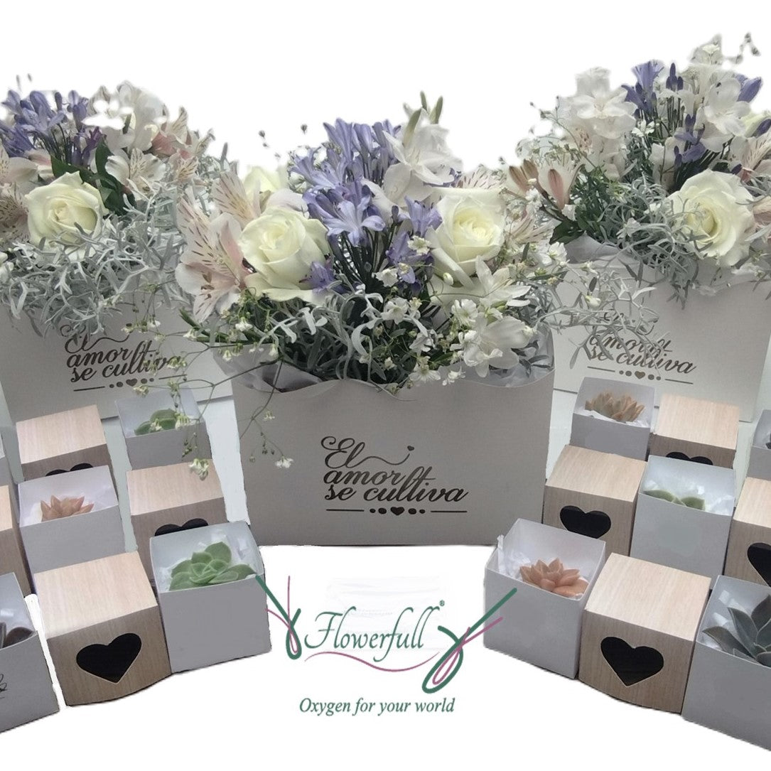 Agapanthus | Centro de mesa