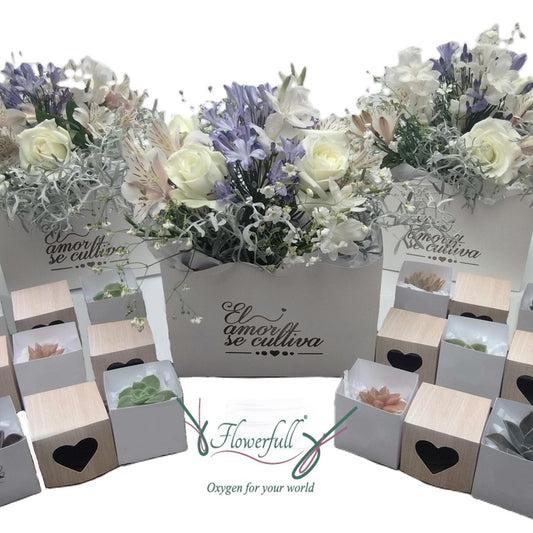 Agapanthus | Centro de mesa