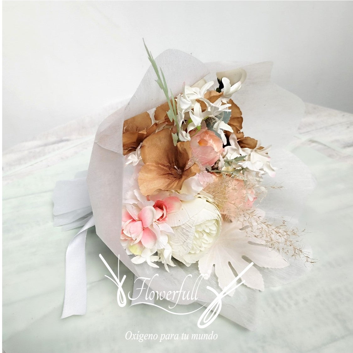 Peonia & Pampa grass| Bouquet