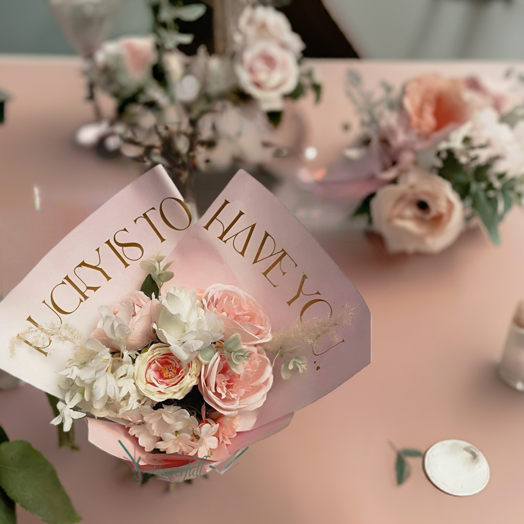 Ramo de flores Peonia y Rosa