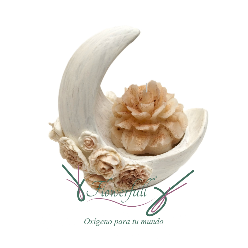 Luna con candela de peonía | Recuerdos