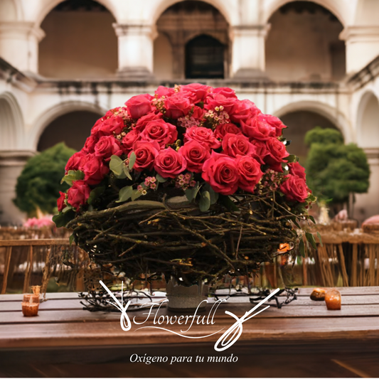 Rosennest | Blumenarrangement