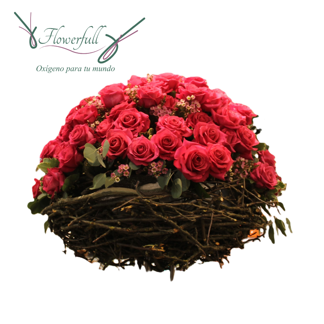 Nido de Rosas | Arreglo de flores