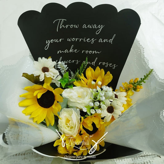 Sonnenblumen und gelbe Blumen | Blumenstrauß