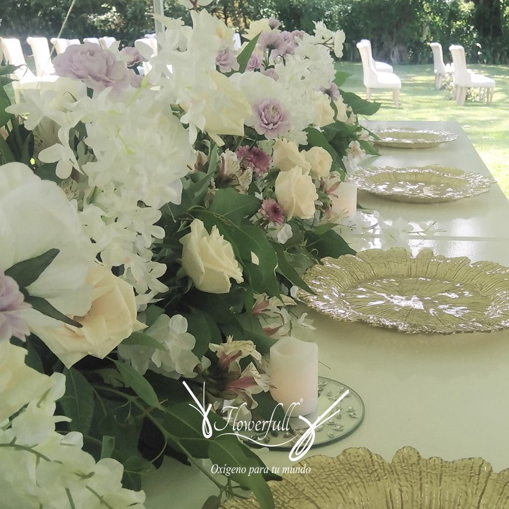 Flower Path / Floral Arrangement Table Runner