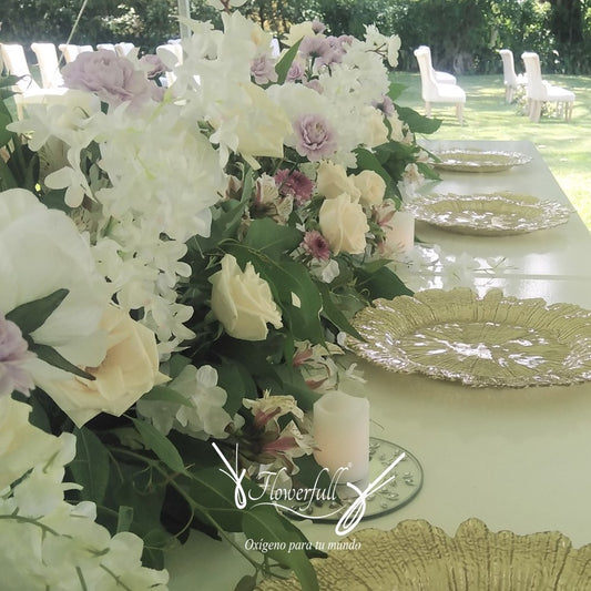 Camino de Flores / Arreglo Floral Runner mesa