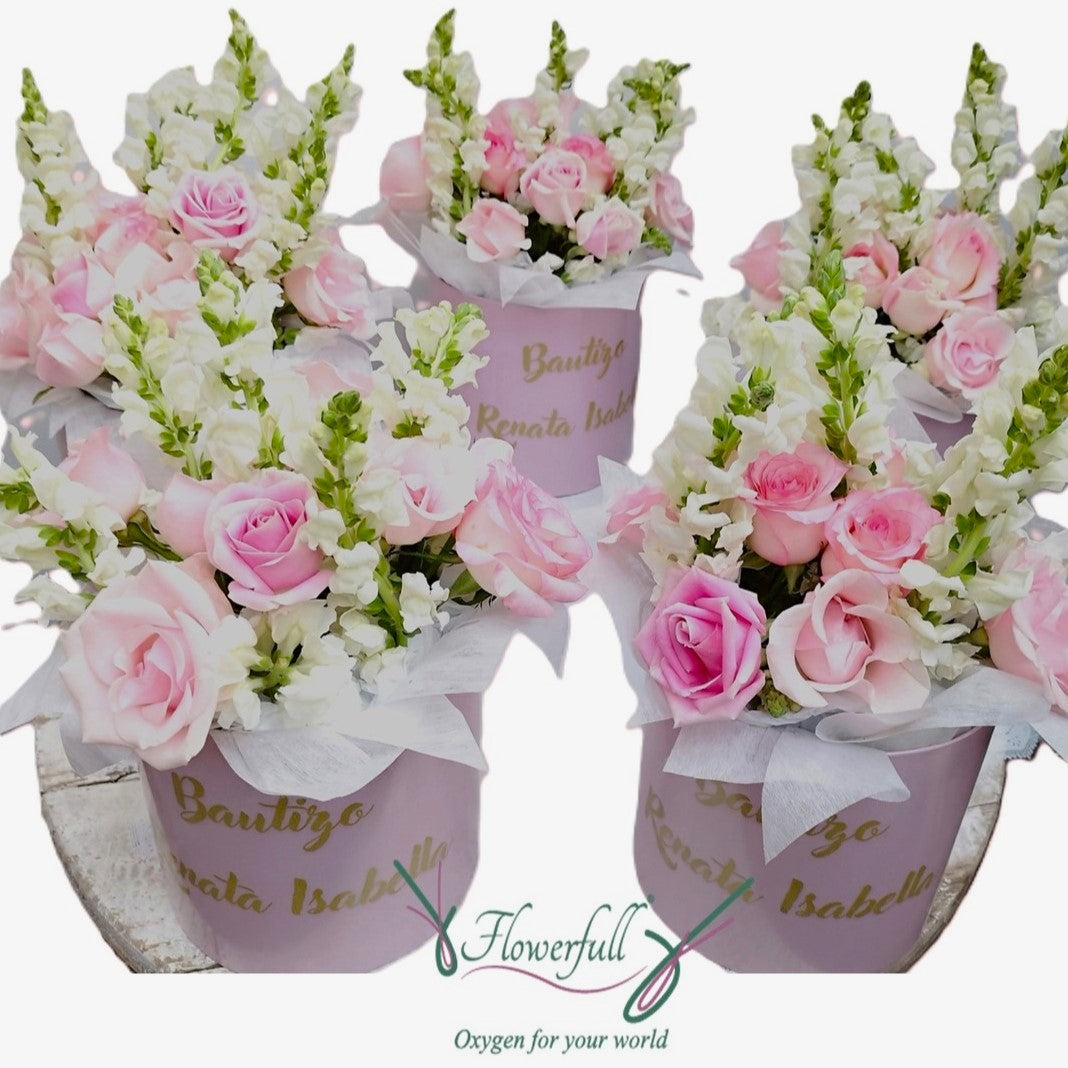 Baptism 5 | Floral arrangement set 20 x 20