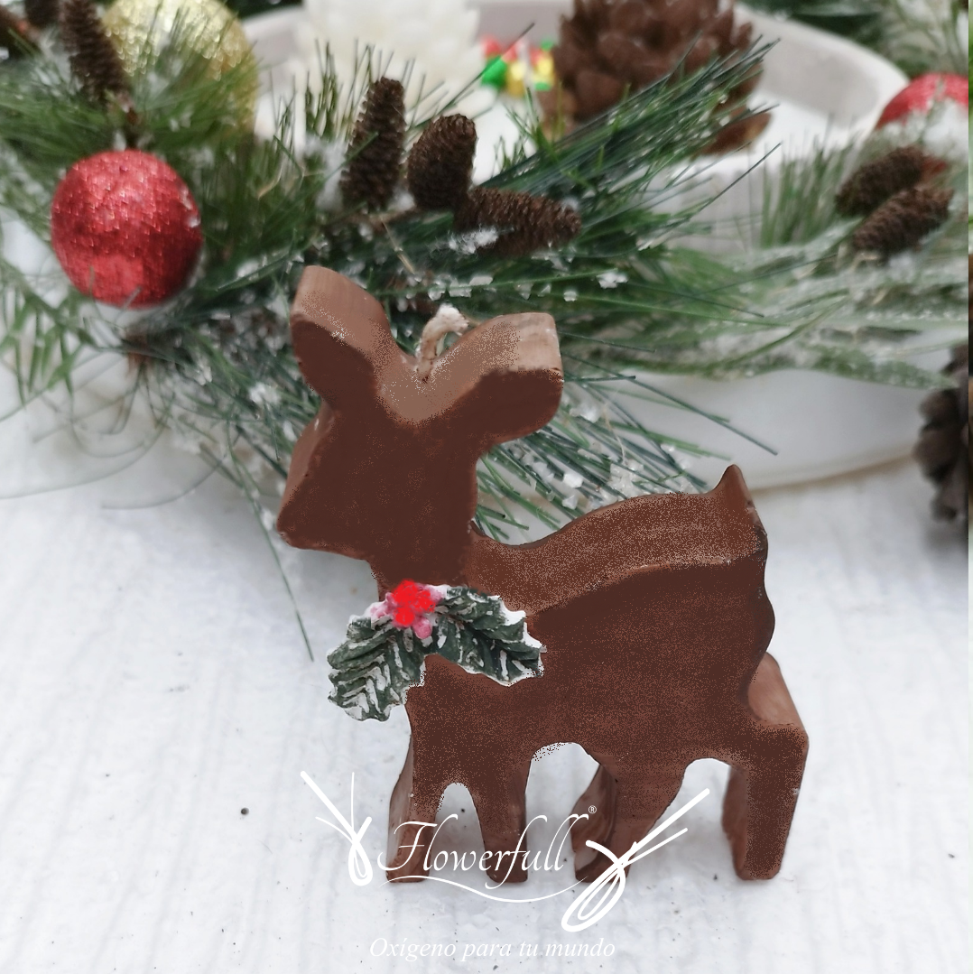 Venado Candela Navideña