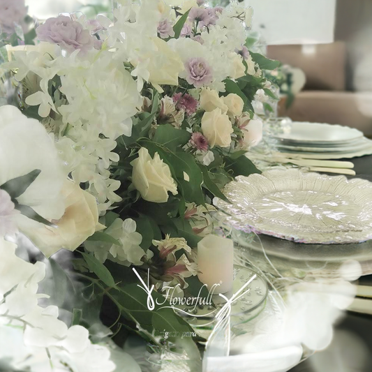 Camino de Flores / Arreglo Floral Runner mesa 2