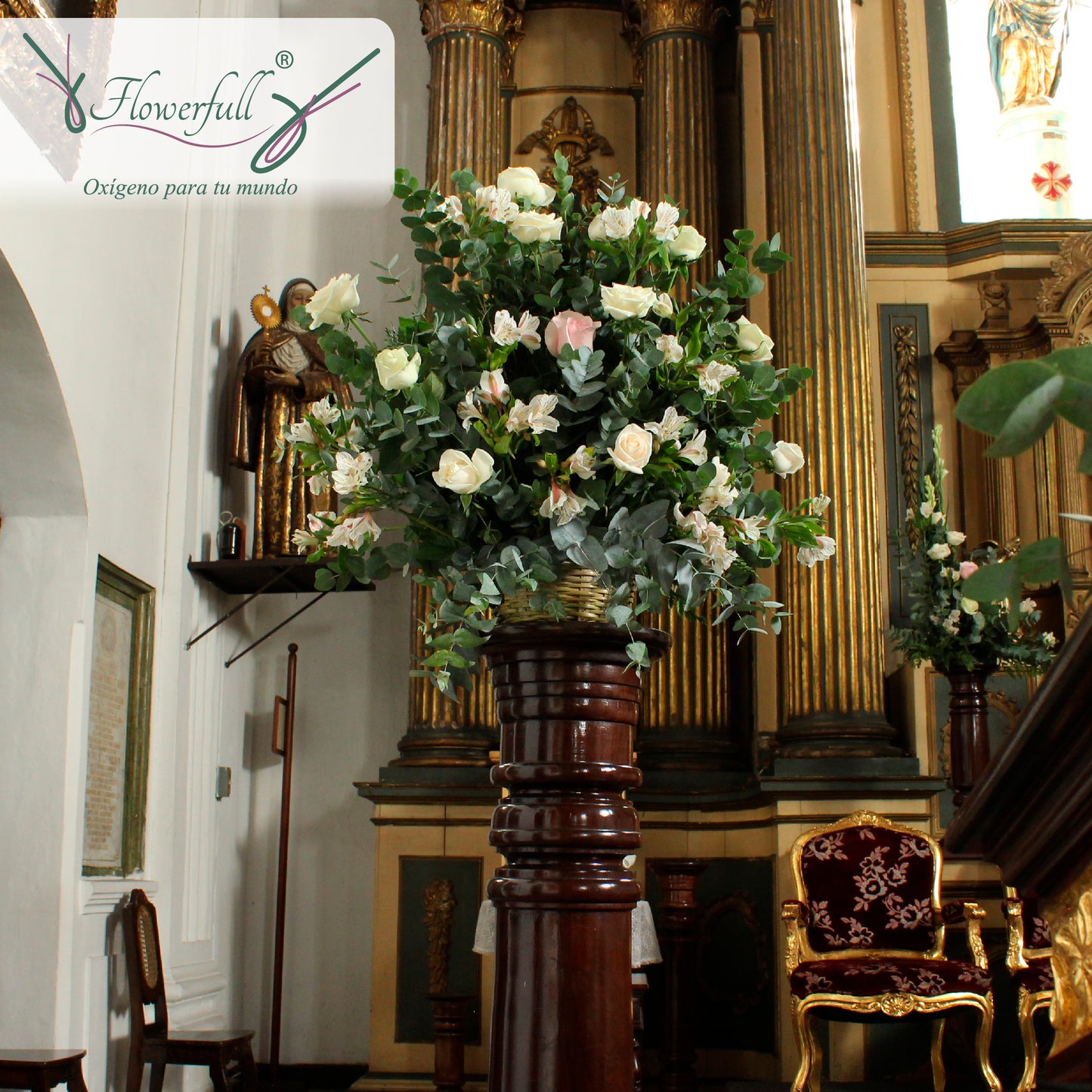 Arreglo para pedestal iglesia