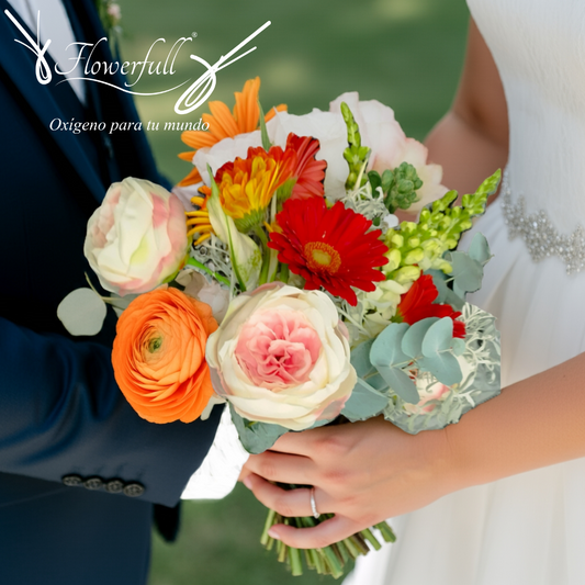 Wedding Bouquet | Colorful