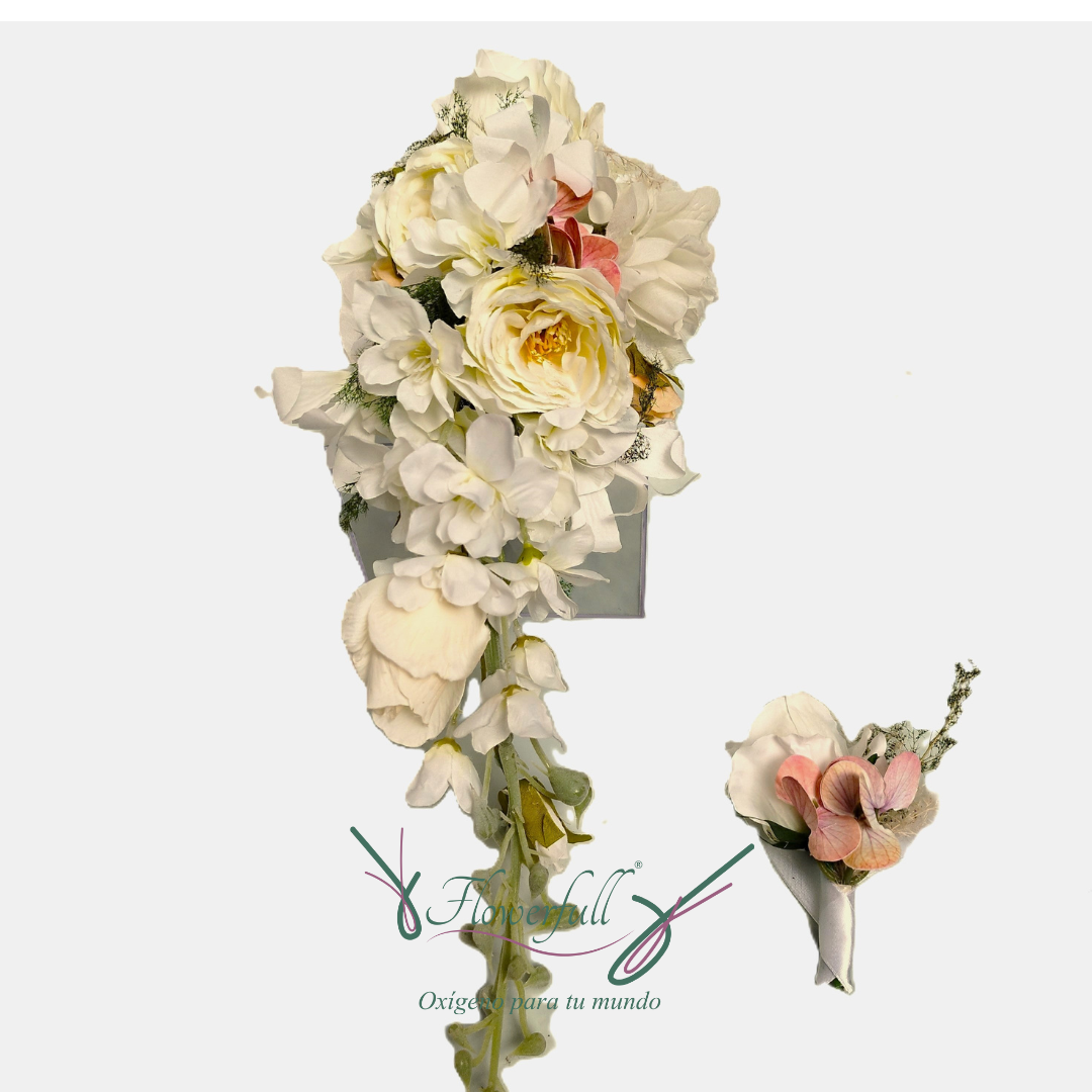 Bouquet & botonier | Set de Boda