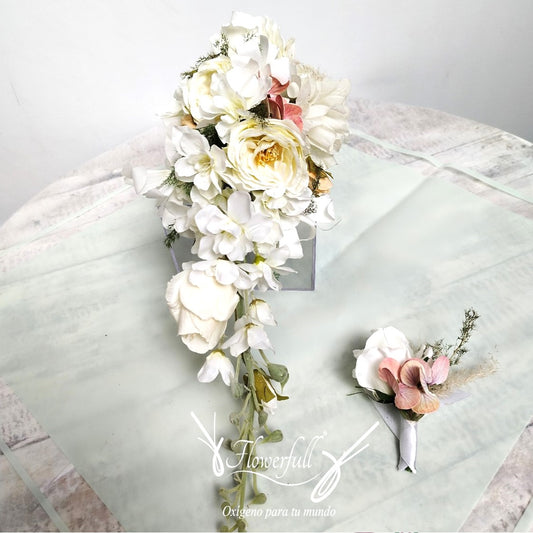 Bouquet & botonier | Set de Boda