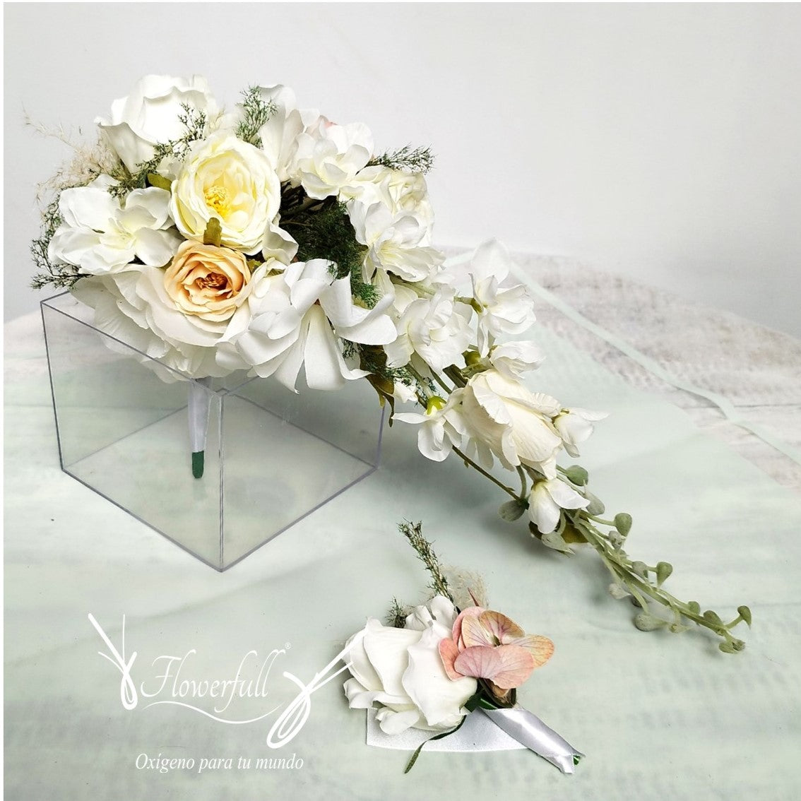 Bouquet & botonier | Set de Boda