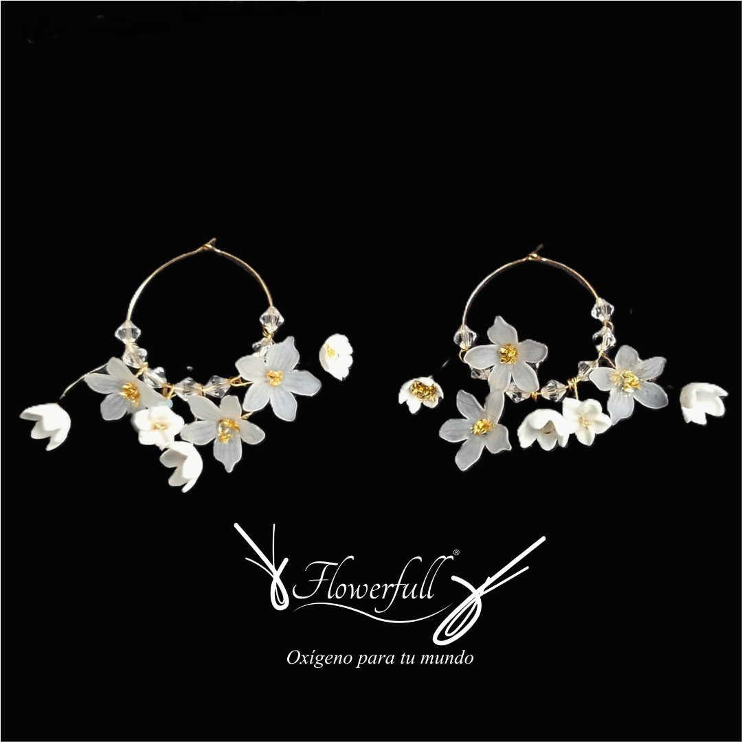 Blumenohrringe