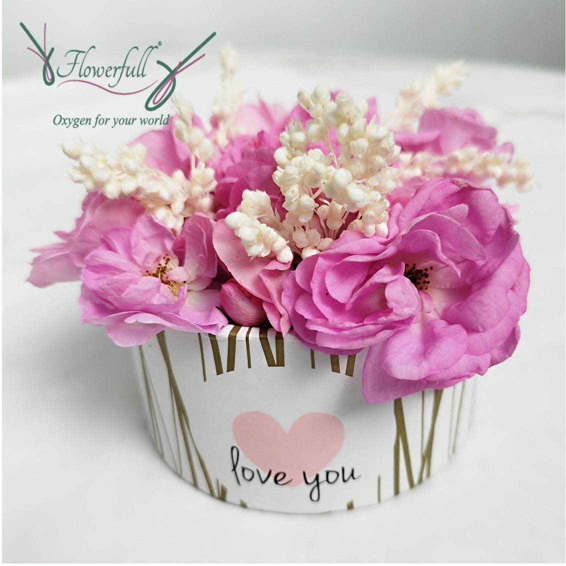 love you| Mini Round box-Recuerdo-Regalo